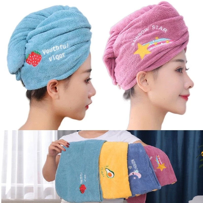Turbante Bano Toalla Gorro Secado Cabel